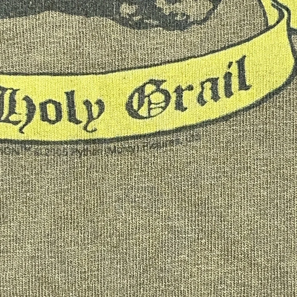 Vintage Monty Python Shirt Men XXL 2XL Green Y2K Movie Promo Tee 2006  Olive * - Picture 6 of 13